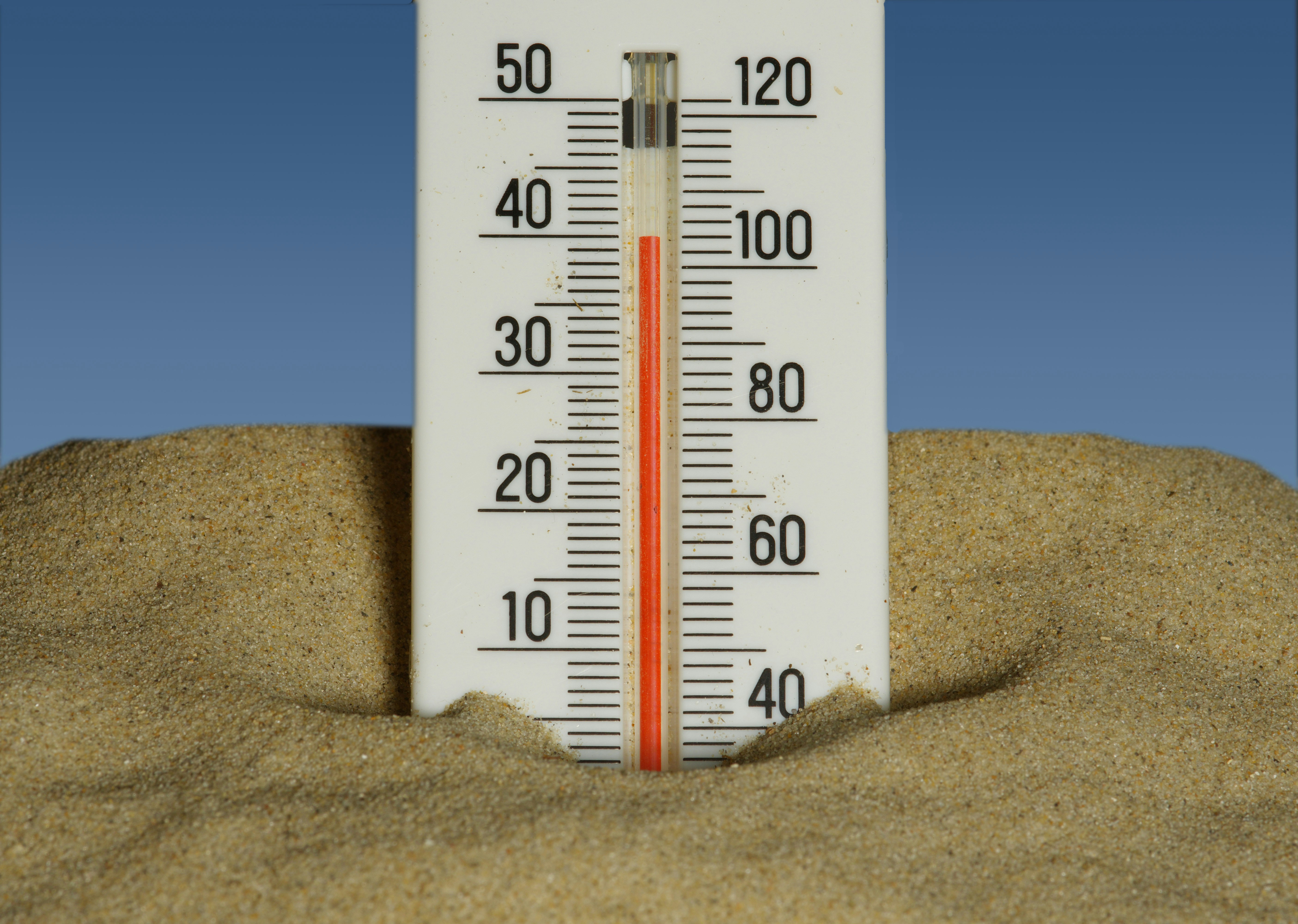 Themometer in Sand